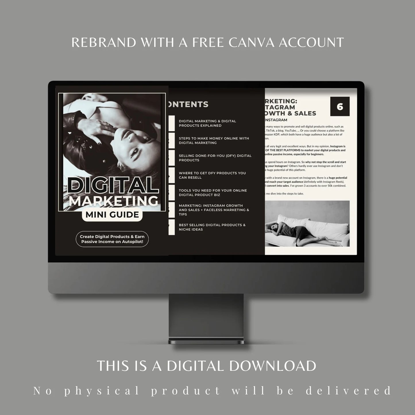 Digital Marketing Mini Guide w/ PLR and MRR Rights (Content Calendar Included)