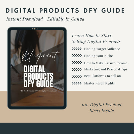 Blueprint Digital Products DFY Guide w/ MRR