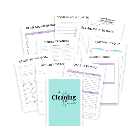 The Home Cleaning Planner [34 Pages]