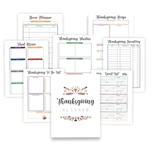 Thanksgiving Planner [55 Pages] - IDigital