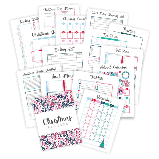Christmas Planner Bundle Printable [60+ Pages] - IDigital