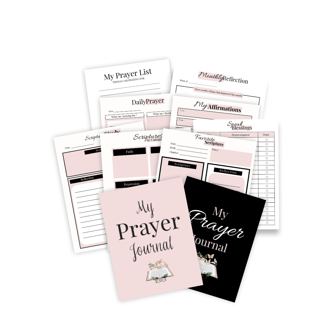Printable Prayer Journal {28 Pages} - IDigital